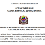 Ajira Mpya 1,500 za Ualimu wa Kujitolea TAMISEMI 2026