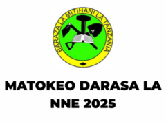 Matokeo ya Darasa la Nne 2025 NECTA Mikoa Yote Hapa
