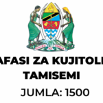 Nafasi 1,500 za Ualimu wa Kujitolea TAMISEMI 2026