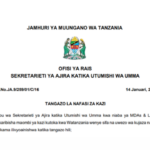 Nafasi za Kazi MDAs & LGAs 912