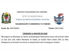 Nafasi za Kazi Manispaa ya Tabora 2026