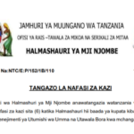 Nafasi za Kazi Mji Njombe 2026