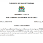 Nafasi za Kazi TEMESA 2026