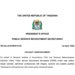 Nafasi za Kazi TIA na TMA 2026